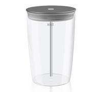 1 contenitore per latte in vetro da 0,5 l per macchine da caffè Jura, preparare il caffè o conservare il latte, trasparente (tubo non incluso)