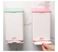 1 Contenitore porta assorbenti igienici, portafazzoletti in PP - Porta assorbenti igienici da appendere facilmente a parete, contenitore salvaspazio per bagno e cucina, design moderno, adatto per bagn