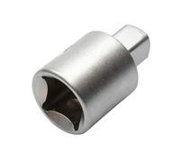 1 convertitore adattatore per chiave a bussola da femmina a maschio oltre 4 a 0,5 - Adattatore per chiave a bussola in acciaio per set di cricchetti da 3/8 1 oltre 4 0,5 attrezzi da officina (1/4-1/2)