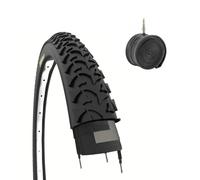 1 COPERTONE +1 CAMERA D'ARIA PER MTB BICI BICICLETTA NERO 26 X 1.95 (50-559)