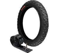 1 COPERTONE DEESTONE 16 X 1.75 (44-305) + 1 CAMERA D'ARIA PNEUMATICO NERO GOMMA BIMBA MTB BICICLETTA MOUNTAIN BIKE