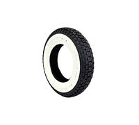 1 COPERTONE GOMMA A FASCIA BIANCA 3.50-10 UNILLI UN-7101 RUOTA VESPA 125 SPRINT 150 200 4 P.R.