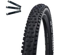 1 copertone pieghevole Schwalbe Nobby NIC ADDIX Performance 70-584 (27,5 x 2,80) con 3 leve per pneumatici