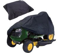 1 copertura impermeabile per tosaerba Oxford resistente ai raggi UV, copertura protettiva per trattori da equitazione (Nero, 245 x 50 x 140 cm)