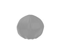 1 copertura per barbecue rotonda, impermeabile, 50 x 45 cm, colore grigio