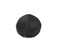 1 copertura per barbecue rotonda, impermeabile, 50 x 45 cm, colore nero