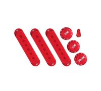 1 copertura per pickup per chitarra a bobina singola con manopole di controllo 1V2T, interruttori e volumi di tono, accessori per pickup