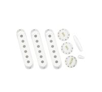 1 copertura per pickup per chitarra a bobina singola con manopole di controllo 1V2T, interruttori e volumi di tono, accessori per pickup