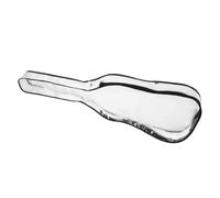1 copertura trasparente in TPU per chitarra elettrica, 99 cm, con doppia cerniera e tasca laterale, protezione antipolvere trasparente per chitarra elettrica