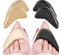 1 coppia/2 coppie di plantari in spugna per il sollievo del dolore nella parte anteriore del piede delle donne, cuscinetti per il dito con mezza suola regolabile per ridurre la taglia delle scarpe, pr