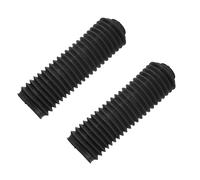 1 Coppia 235mm Moto Anteriore Forcella Stivali Ammortizzatori Copri Nero