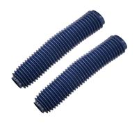 1 Coppia 390mm Moto Anteriore Forcella Stivali Ammortizzatori Copri Blu