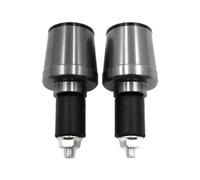1 Coppia 7/8 "22mm Manubrio Moto End Universale In Alluminio Manubrio Cap Gear Spine Bilanciate Cursore Contrappeso Tappi Terminali per Moto(2)