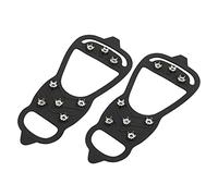 1 coppia 8 denti da esterno Snow Walking Cramponi per unghie anti -flips Scarpe di ghiaccio Coperture Copertine in acciaio inossidabile in acciaio inossidabile Anti Slip trazione (L)