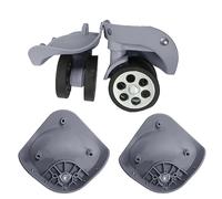 1 Coppia A79 Trolley Valigia Bagagli Ruota Riparazione Valigia Da Viaggio Parti Accessori Ruota Ruote di Ricambio, Nero , taglia unica