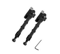 1 Coppia Altezza Regolabile Bipode Metal Supporto Stabile In Vari Terreni Leggero E Facile Da Trasportare