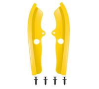 1 Coppia Auto Anteriore Paraurti Labbro Splitter Protezione Giallo per Veicolo