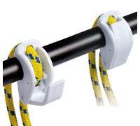 1 COPPIA BLOCCA CIMA PER PARABORDO PER BARCA CLIP IN NYLON Ø 8 mm