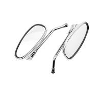 1 Coppia Chrome Specchio Del Motociclo Moto Specchietto Retrovisore Per Vmax Virago 535 V-Star 650 1100 1300 Warrior Royal Star Specchietti Retrovisori