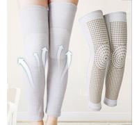 1 coppia di Auto-Riscaldamento del Ginocchio Leggings Brace Supporto Terapia