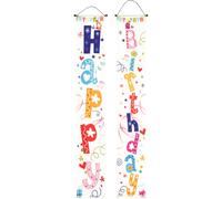 1 coppia di bottiglie di compleanno sospeso Banner DiseUe Decoration Prop