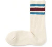 1 Coppia di Calze a Righe per Uomo e Donna, Calze Sportive Lunghe a Tubo con Tre Strisce a Blocchi di Colore, Misure Europee e Americane, Tessuto Premium, Autunno e Inverno 36-40,39-46Tessuto