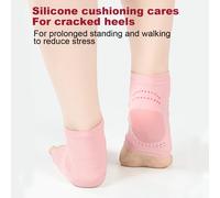 1 coppia di calze per il tallone idratanti per talloni screpolati, copriscarpa in gel, cuscinetti per il tallone, ottimi per il dolore al tallone, per guarire talloni secchi e screpolati, per uomo e d
