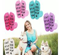 1 Coppia di Calze Spesse e Calde da Donna per Interni Antiscivolo con Stampa della Scritta "NON POSSO ALZARMI ORA, IL CANE È SULLE MIE GINOCCHIA", Regalo per Amanti dei Cani, Adatte per Uso Casual Dom