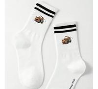 1 Coppia di Calzini a Mezza Gamba con Grafica Disney Cars per Uomo, Motivo cartoni animati Disney Carino, Calzini Sportivi Casual Traspiranti e Resistenti agli Odori con Righe, Adatti come Regalo o pe