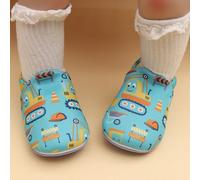 1 Coppia di Ciabatte Antiscivolo con Fantasia di Escavatore Animato per Ragazzi e Ragazze, Scarpe Basse per Bambini con Suola Morbida per le Quattro Stagioni e la Prima Infanzia EUR21,EUR22,EUR23,EUR2