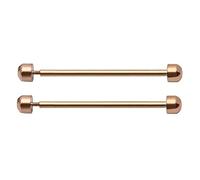 1 coppia di cinturini per orologio con perni a vite, bracciale per orologio intelligente, fibbia a scatto, tubo a frizione, accessori di ricambio, strumento di riparazione 16 mm 18 mm 20 mm 22 mm, Oro