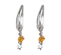 1 Coppia di Colori Multipli Può Scegliere Forcina Metallo Pendente Pendente Clip Per Capelli Per I Capelli Di Vacanza Laterale Forc