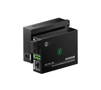 1 Coppia di Convertitori di Media In Fibra Ottica 10/100M Transceiver In Fibra Simplex Monomodale Convertitore A Fibra Singola 20