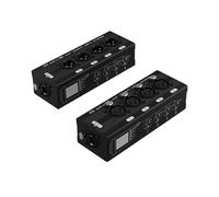 1 Coppia di Estensori Ethernet RJ45 XLR/DMX Audio A 4 Canali, Estensore Transceiver XLR per Palcoscenici Dal Vivo, Studio di Registrazione Audio
