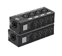 1 coppia di extender Ethernet Cat5/Cat6 XLR/Audio RJ45 a 4 canali