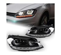 1 coppia di fari anteriori, compatibili con i Golf 7 MK7, design dei a LED for auto, DRL, Hid, Angel Eye, fascio Bi-Xeno, accessori