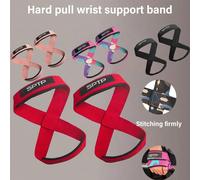 1 Coppia di Fasce Fitness per Sollevamento Pesi | Cinghie di Sollevamento a Forma di 8 | Speciale per Bilanciere, Manubri, Allenamento di Lancio | Per Palestra ed Esercizio | Antiscivolo e Assorbente 