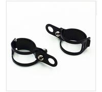 1 Coppia Di Fascetta Riparazione per Intermittenti Su Forcella Nero Moto Custom