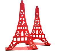 1 Coppia Di Graziosi Fermalibri Decorativi a Forma Di Torre Eiffel, per Scaffali