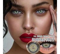 1 coppia di lenti a contatto grigie dal look naturale, morbide, lenti a contatto colorate per occhi blu e marroni, adatte per uso quotidiano, appuntamenti e eventi festivi, utili per allargare gli occ
