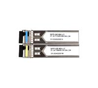 1 Coppia di Moduli SFP In Fibra Gigabit da 20 , 1000 M LC 1,25 G, Modulo In Fibra Monomodale B per Ethernet per Mikrotik