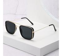 1 Coppia Di occhiali Alla Moda Da Uomo Stile Aviatore Con Barra Superiore, Accessori Eleganti Per La Vita Quotidiana, Accessori Da Spiaggia, occhiali Adatti Per Maglioni, Giacche, Felpe Con Cappuccio,