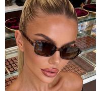 1 Coppia di Occhiali da Sole Unisex Quadrati con Stampa Leopardata, Moda di Alta Gamma e Lusso, Adatti per Feste, Spiagge e Altre Occasioni, Ideali per Outfit Quotidiani da Donna, Casual Business, Vac