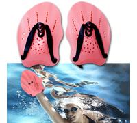 1 Coppia di Palette da nuoto regolabili in silicone, Guanti da snorkeling e immersione unisex, Pinne, Accessori sportivi in silicone per accelerare il pagaiare, Accessori da spiaggia, Accessori da pis