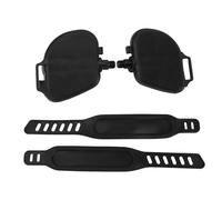 1 coppia di pedali per cyclette con striscia antiscivolo e cinturino regolabile, pedali per bicicletta stazionaria compatibili con cyclette da fitness, realizzati in nylon resisten (Filettatura da