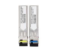 1 Coppia di Ricetrasmettitori SFP da 1,25 GHz, Modulo SFP A Fibra Singola Monomodale con Connettore LC, Portata 10 , per H3C e Ruijie