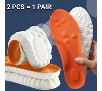 1 Coppia Di Solette In Lattice Ad Alta Elasticità, Solette Sportive Ammortizzanti E Imbottite, Solette Traspiranti Di Supporto, Che Consentono Di Restare In Piedi A Lungo Senza Affaticarsi EUR35-36,EU