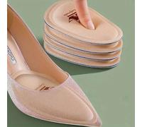 1 coppia Di Solette Per Scarpe Da Donna Mezza Misura, Solette Antiscivolo Traspiranti Assorbenti per Sudore Blocchi di coloreTessuto non tessuto