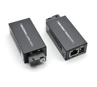 1 coppia di switch Ethernet in fibra Gigabit 100/1000M A/B SC, convertitore di media, transceiver ottico RJ45, 20 km in fibra