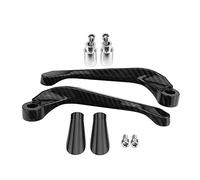 1 Coppia Frizione Freno Moto 7/8" in Fibra di Carbonio 22 mm Protezione Frizione Freno Leve Frizione Manubrio Protegge la Protezione per Motociclette (nero)